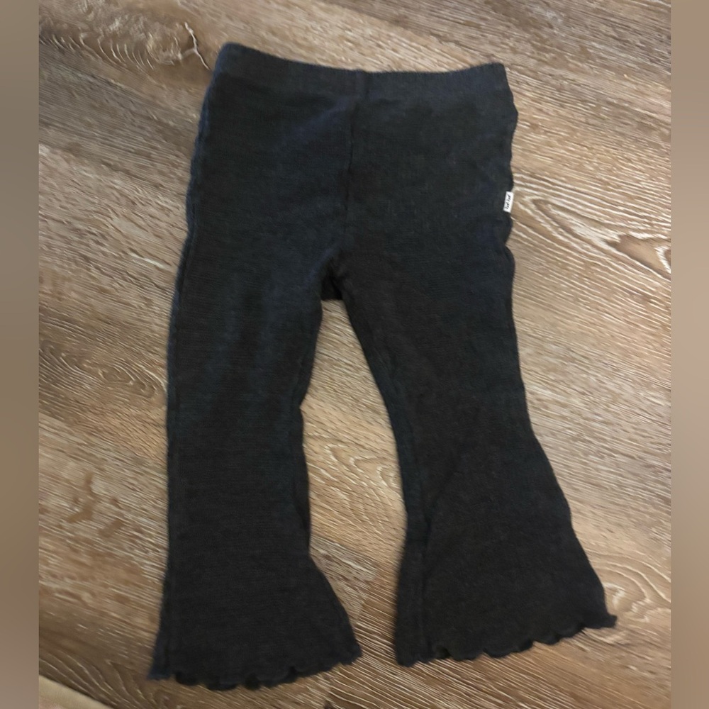 Little Sleepies Charcoal Flared Leggings